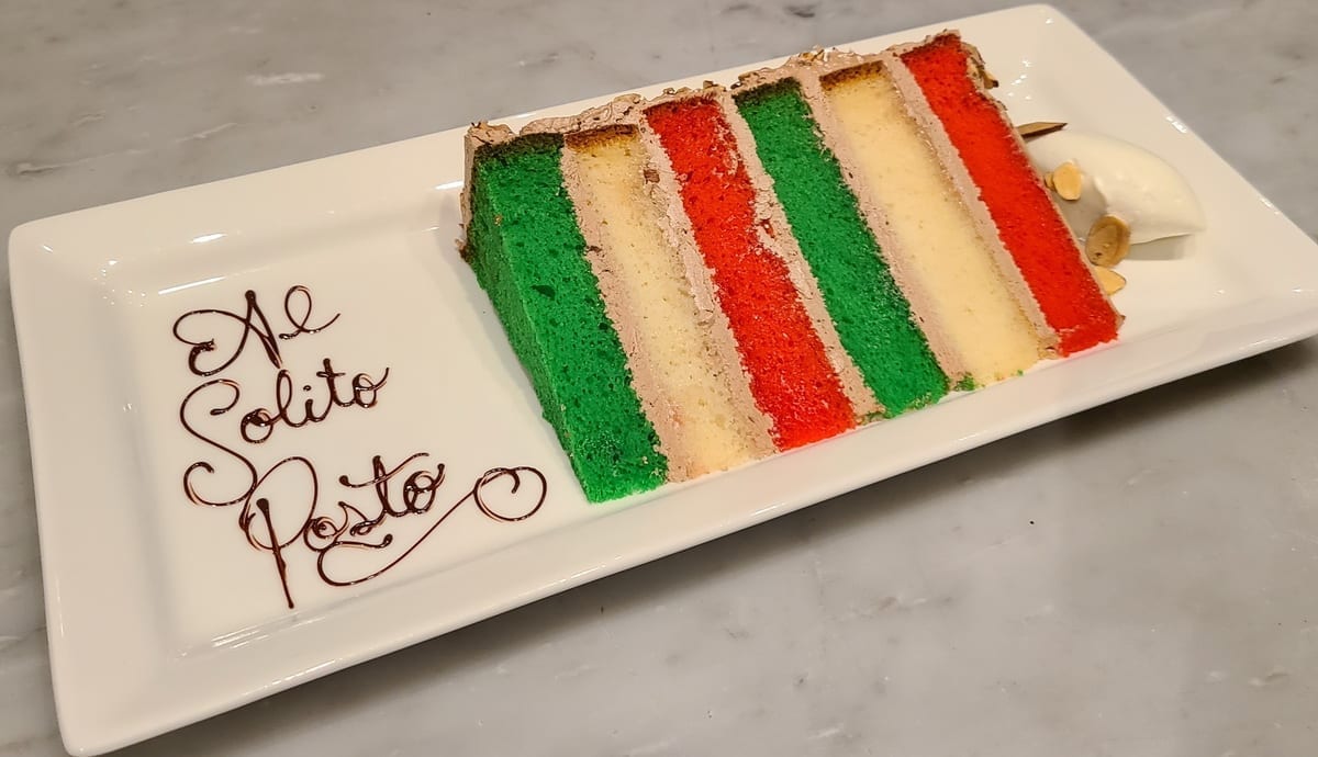 Al Solito Posto - Italian Rainbow Cake