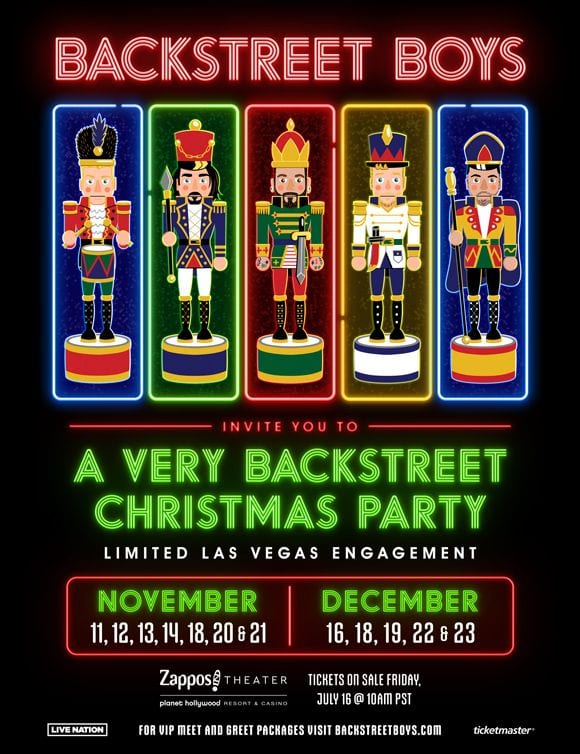 Backstreet Boys - "A Very Backstreet Christmas Party"