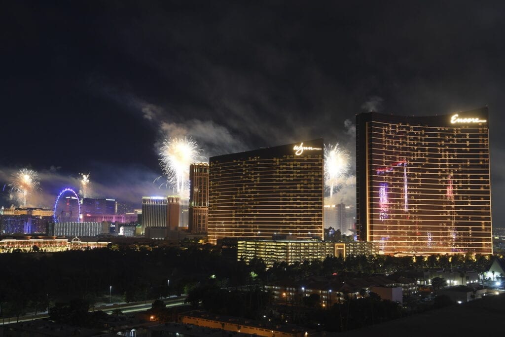 Las Vegas Strip 4th Fireworks 5