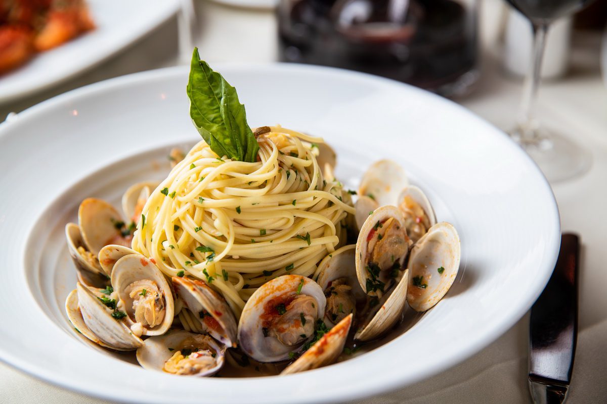Linguine & Clams at Piero’s Italian Cuisine