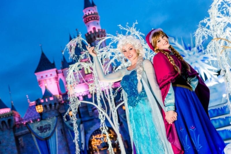 Anna and Elsa have Frozen Fun at Disney California Adventure