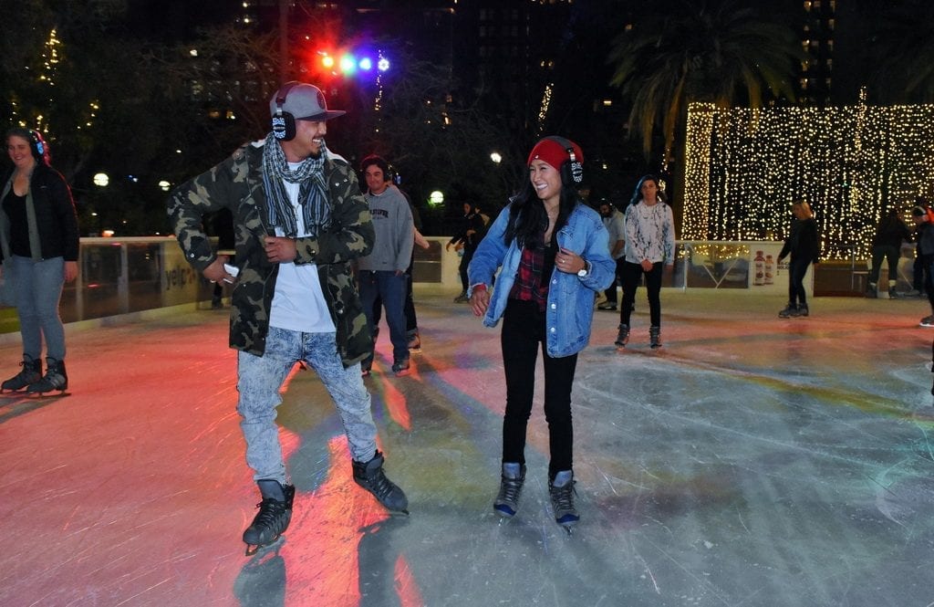 Bai Holiday Ice Rink Pershing Square - SILENT SKATE PARTY