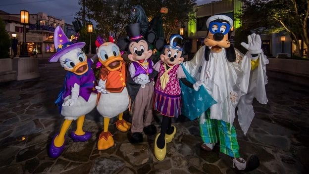 Disney Characters Ready for Halloween