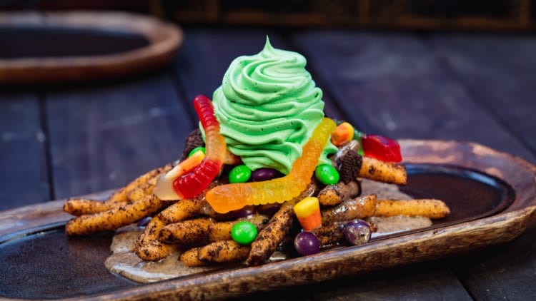 Halloween Time Treats - Oogie Boogie-Inspired Funnel Cake Fries
