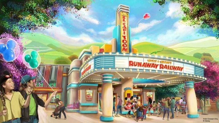 Mickey & Minnie’s Runaway Railway Behind the Scenes Photos