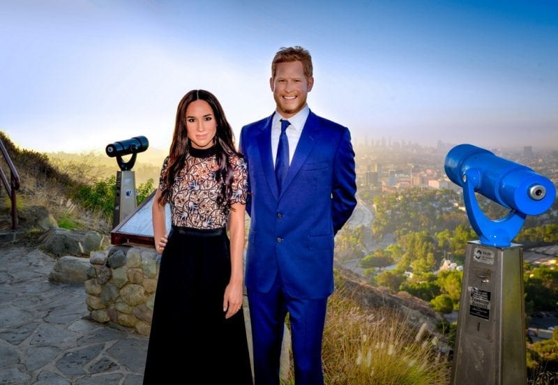 Prince Harry and Meghan Markle Looking Over LA