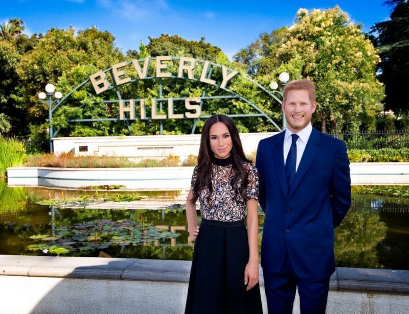 Prince Harry and Meghan Markle in Beverly Hills