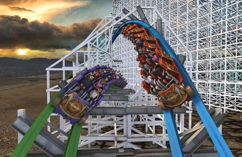 Six Flags Magic Mountain - Twisted Colossus