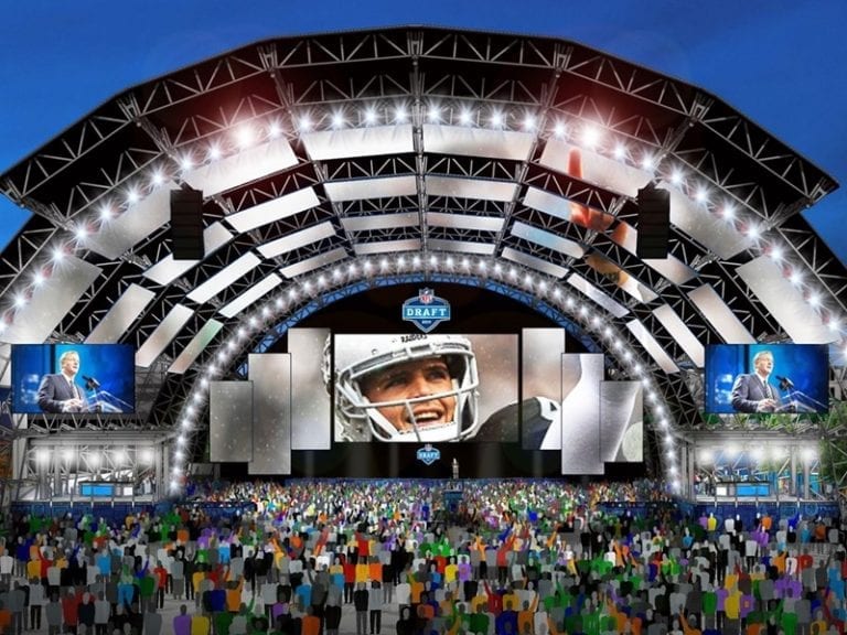 NFL Announces Locations of 2020 NFL Draft Events in Las Vegas