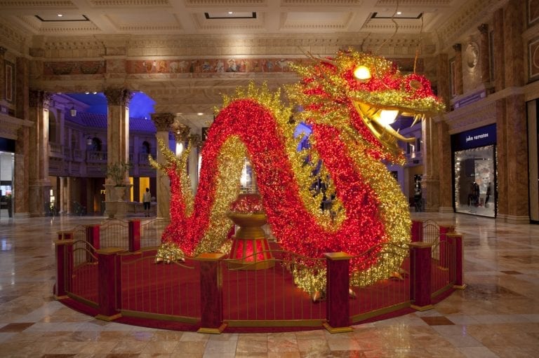 The Forum Shops Celebrates Chinese New Year With Dragon