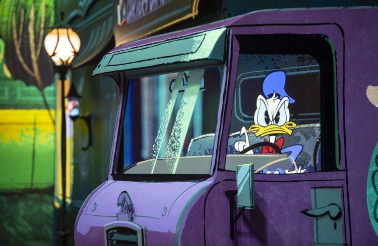 Donald Duck in Mickey & Minnie's Runaway Railway