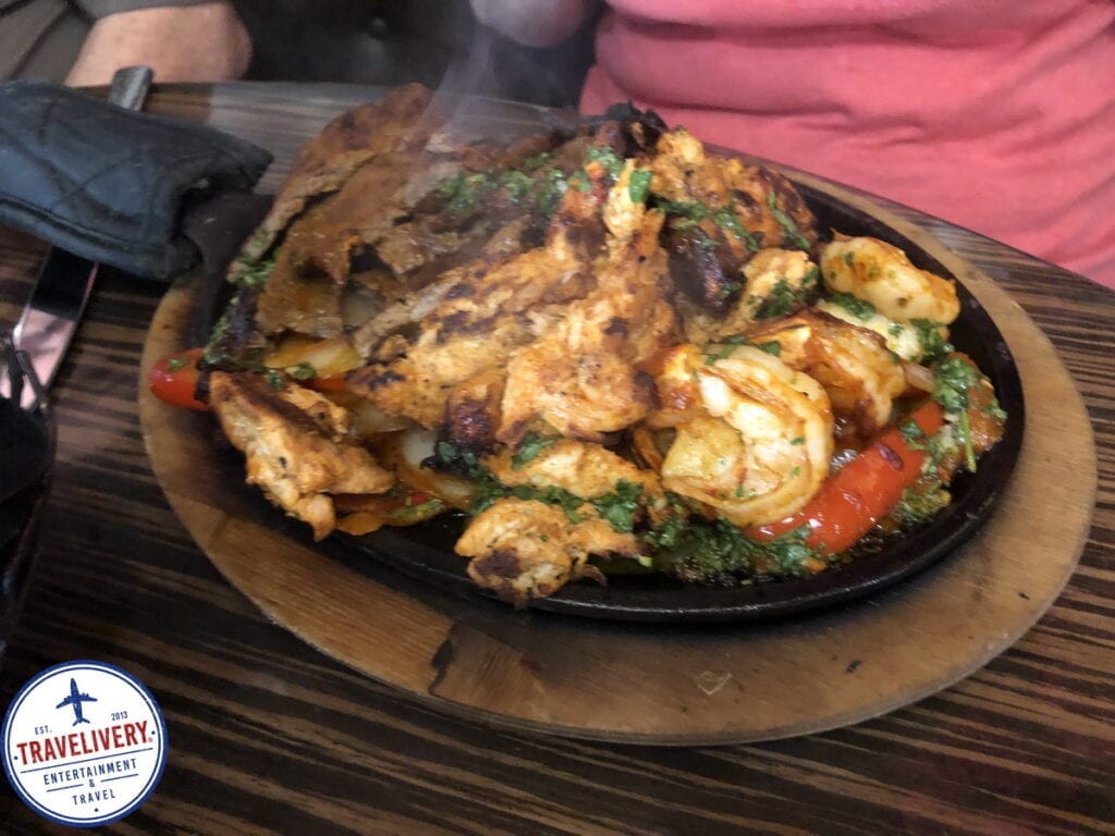 Chicken, Steak, & Shrimp Combo - Fajita Platter