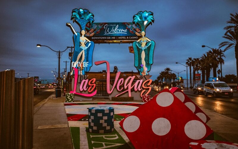 Showgirl Sign Las Vegas