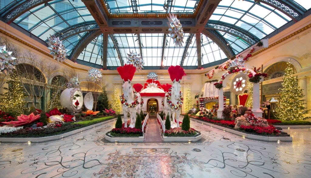 Bellagio Conservatory Winter Display 2020 - East Bed