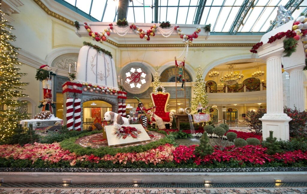 Bellagio Conservatory Winter Display 2020 - South Bed
