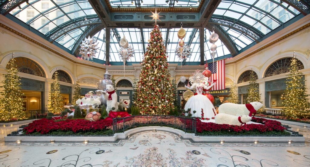 Bellagio Conservatory Winter Display 2020 - West Bed