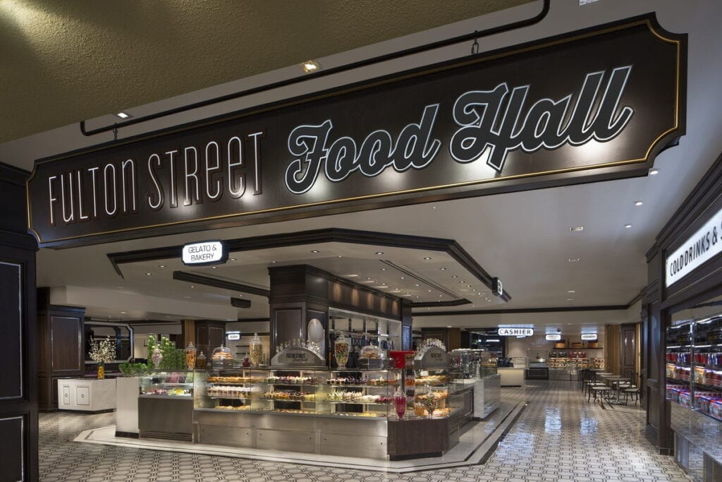 Fulton Street Food Hall at Harrah's Las Vegas