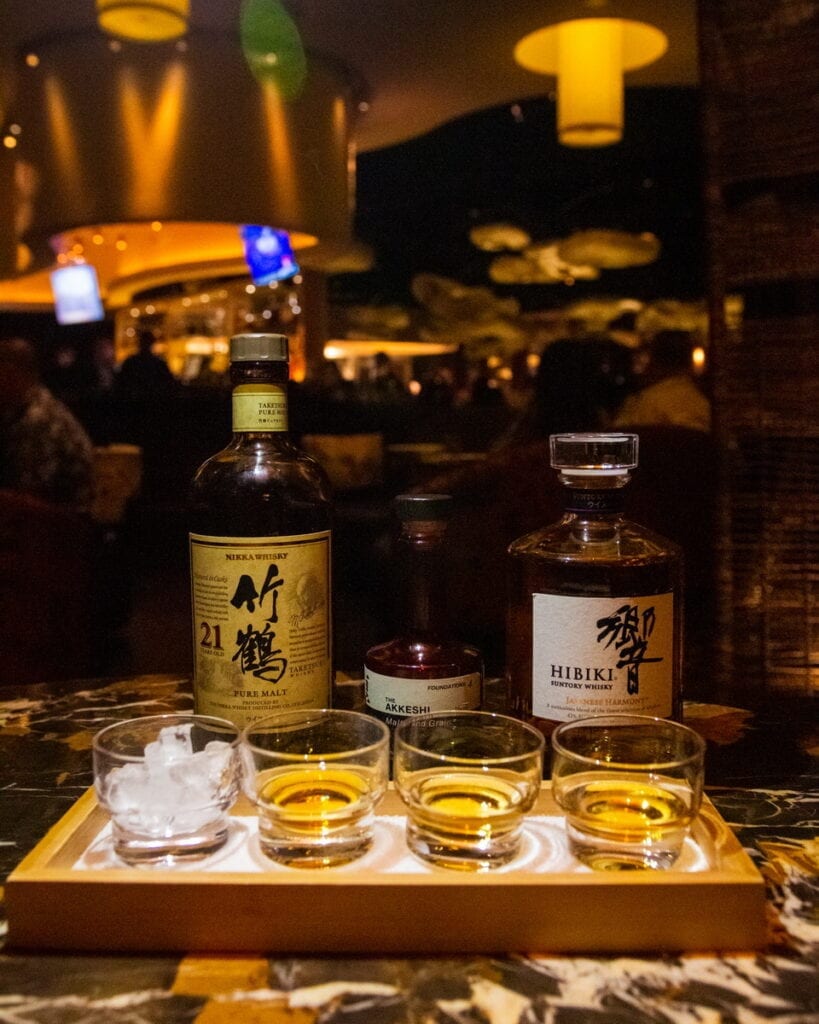 Nobu’s Illustrious Japanese Whiskey Collection