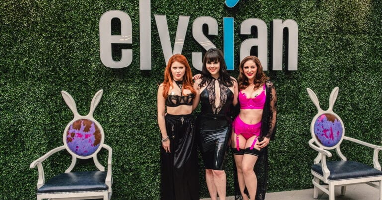 Claire Sinclair at Grand Opening of Elysian at The Palms