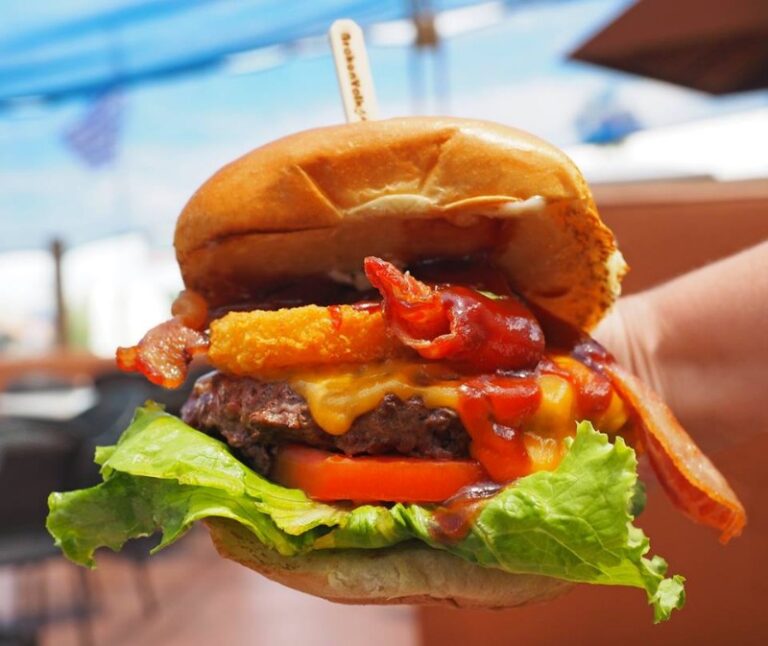 1241 Wild West Burger at The Broken Yolk Cafe 768x646