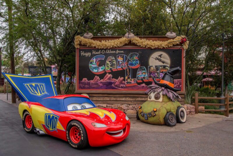 Halloween Time in Cars Land at the Disneyland Resort