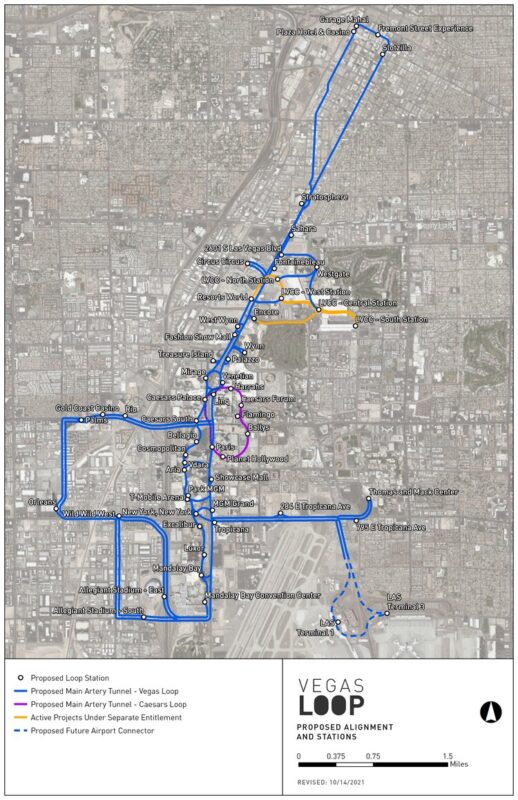 Vegas Loop Map