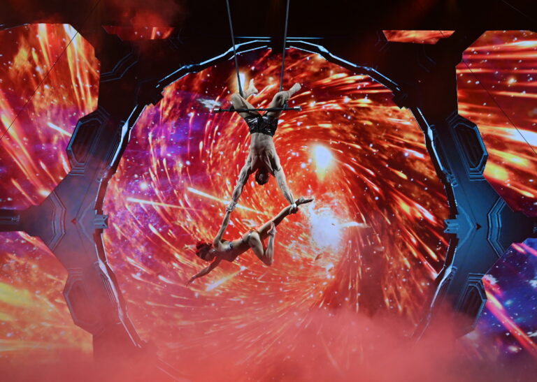 Duo Transcend Performs in Americas Got Talent Las Vegas LIVE at Luxor Las Vegas Now Open 1 768x547