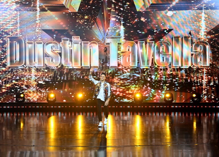 Dustin Tavella Performs in Americas Got Talent Las Vegas LIVE at Luxor Las Vegas Now Open 768x552