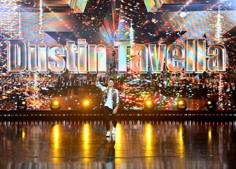 Dustin Tavella Performs in Americas Got Talent Las Vegas LIVE at Luxor Las Vegas Now Open 800x575