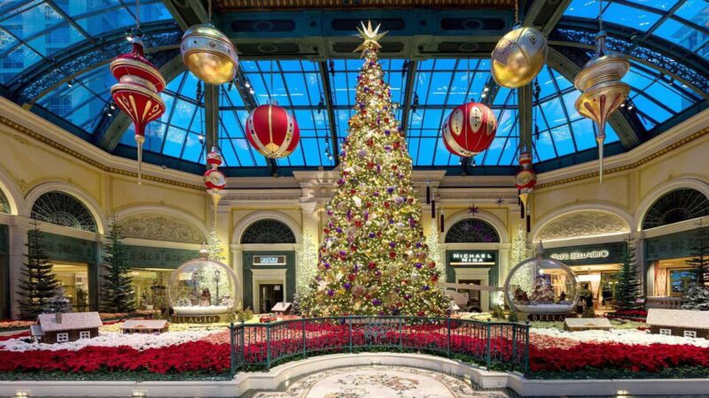Bellagio Conservatory during Christmas