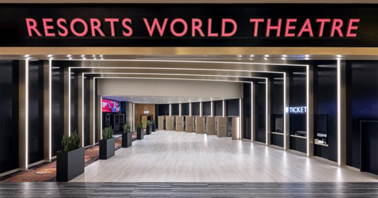 Resorts World Theatre Entrance Featured 768x403
