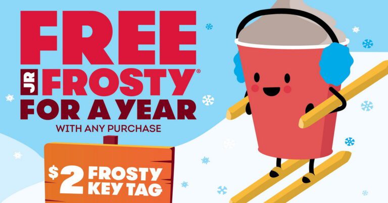 Frosty Key Tag – $2 for 365 Days of Free Jr. Frosty Treats at Wendy’s