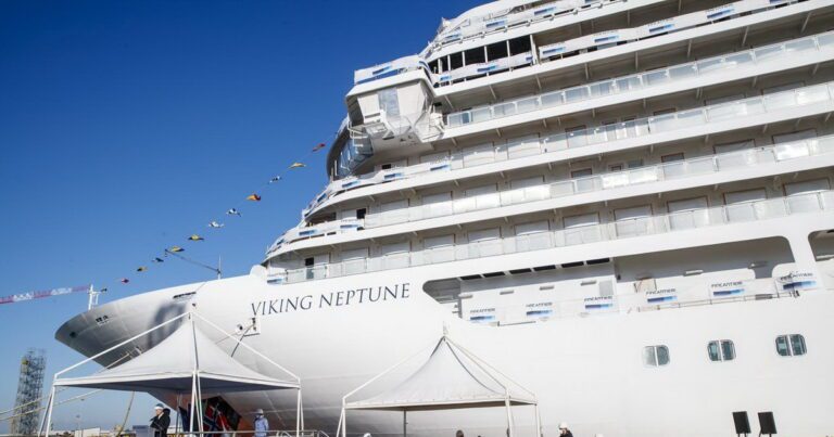Viking Neptune is Floated Out – Viking’s Newest Ocean Ship
