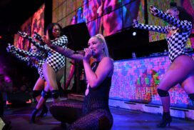 Iggy Azalea at LIGHT Nightclub with Dancers