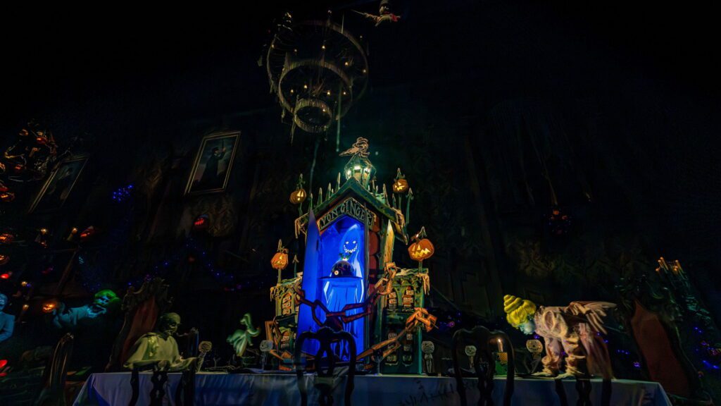 Halloween Time at the Disneyland Resort - Gingerbread House inside the Haunted Mansion