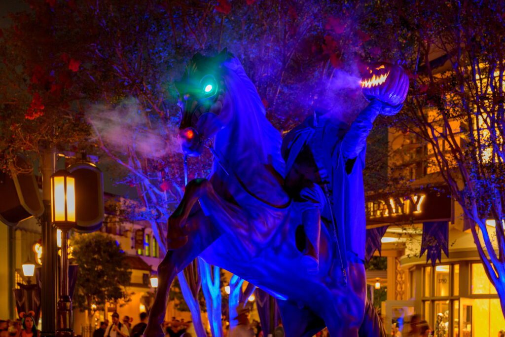 Headless Horseman at Disney California Adventure Park- Halloween Time at the Disneyland Resort