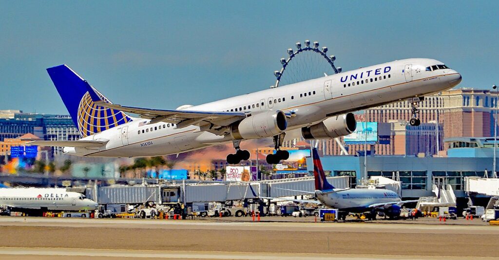 what Las Vegas terminal is United Airlines in