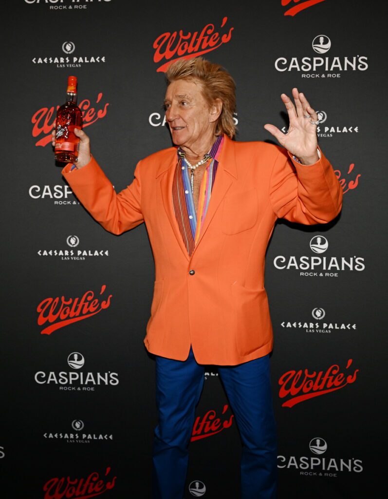 Sir Rod Stewart Celebrates Wolfie’s Whisky at Caspian’s
