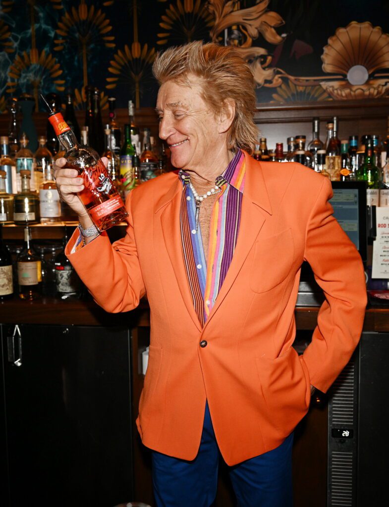 Sir Rod Stewart Celebrates Wolfie’s Whisky at Caspian’s
