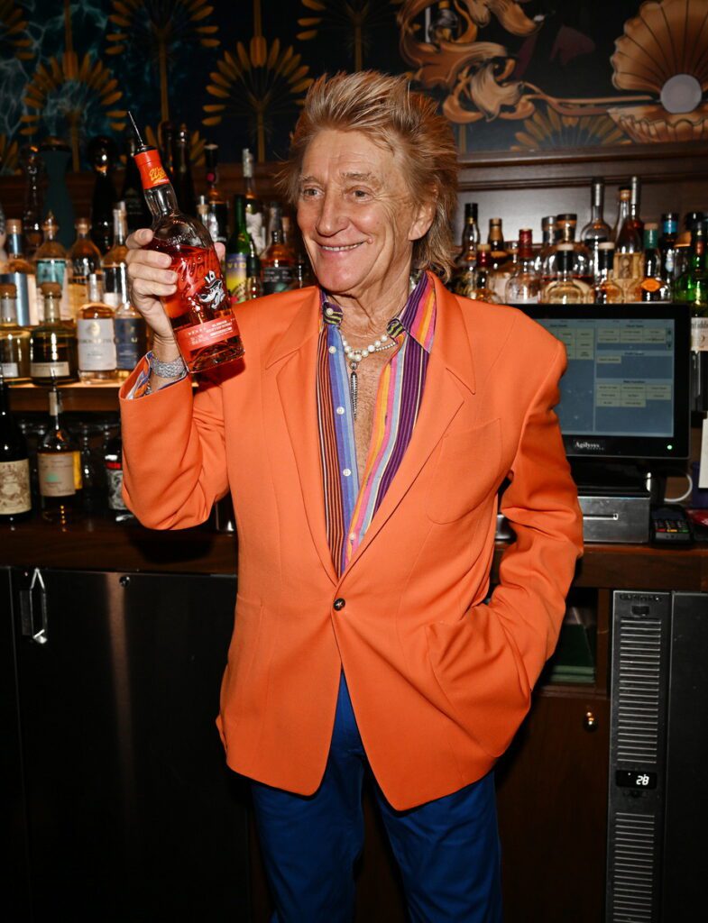 Sir Rod Stewart Celebrates Wolfie’s Whisky at Caspian’s