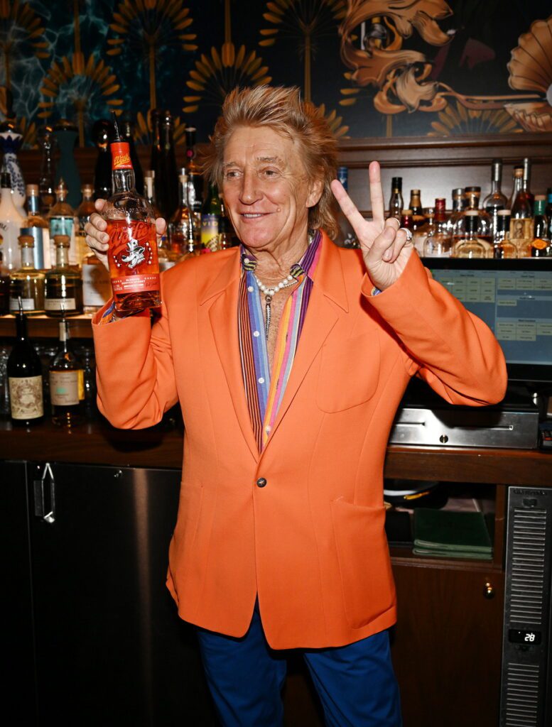 Sir Rod Stewart Celebrates Wolfie’s Whisky at Caspian’s