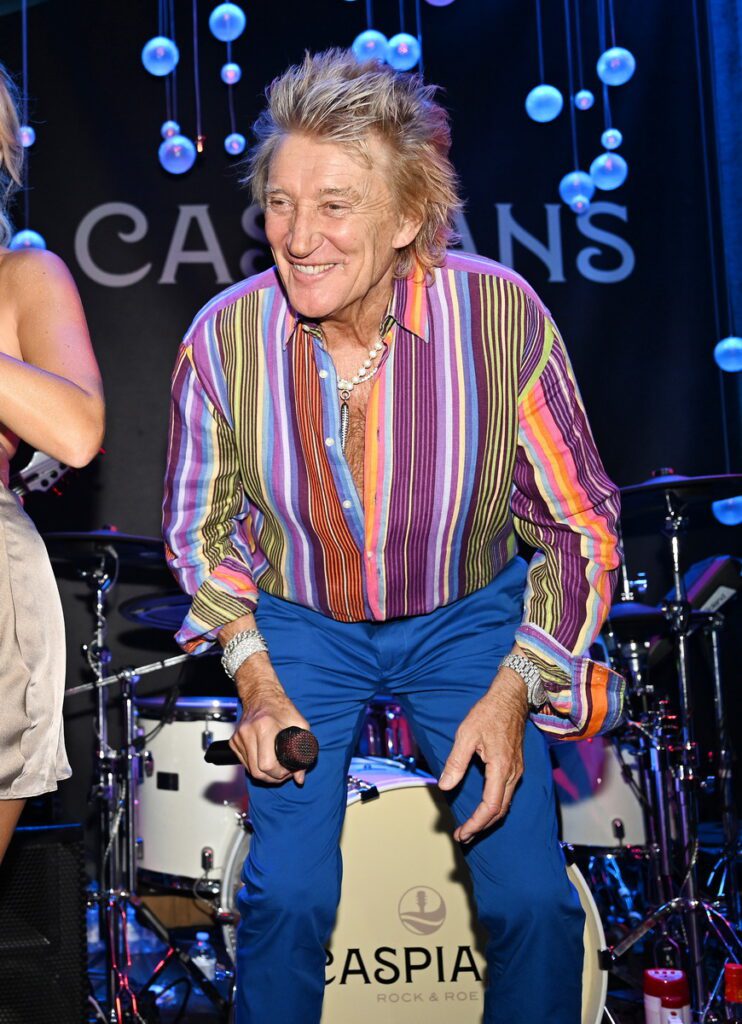 Sir Rod Stewart Celebrates Wolfie’s Whisky at Caspian’s