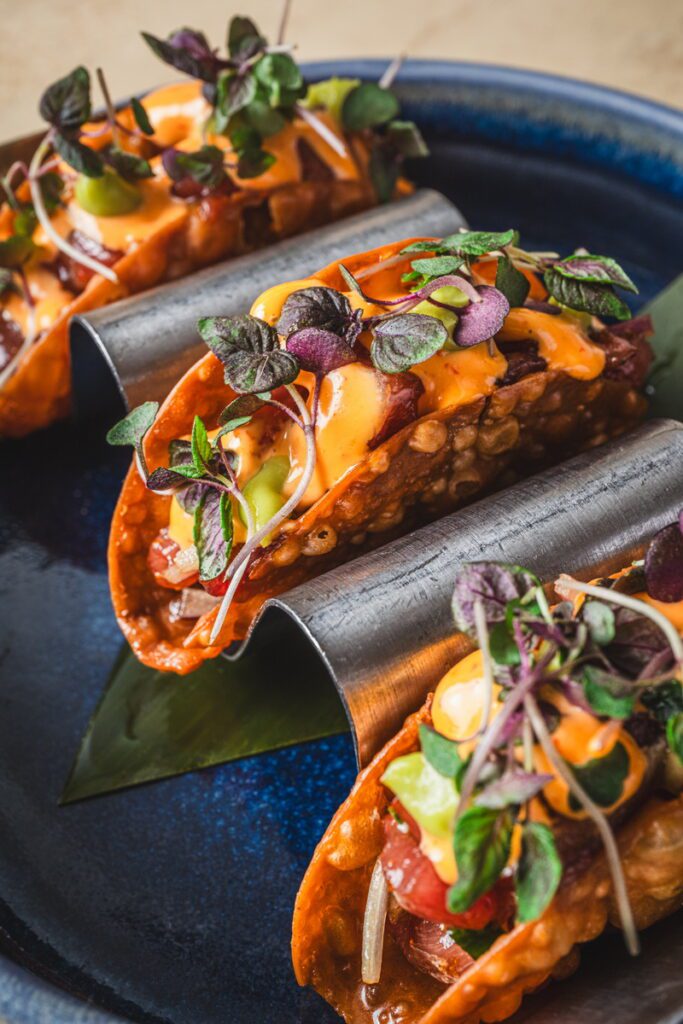 Bel-Aire Lounge - Champagne Brunch - Poke Tacos