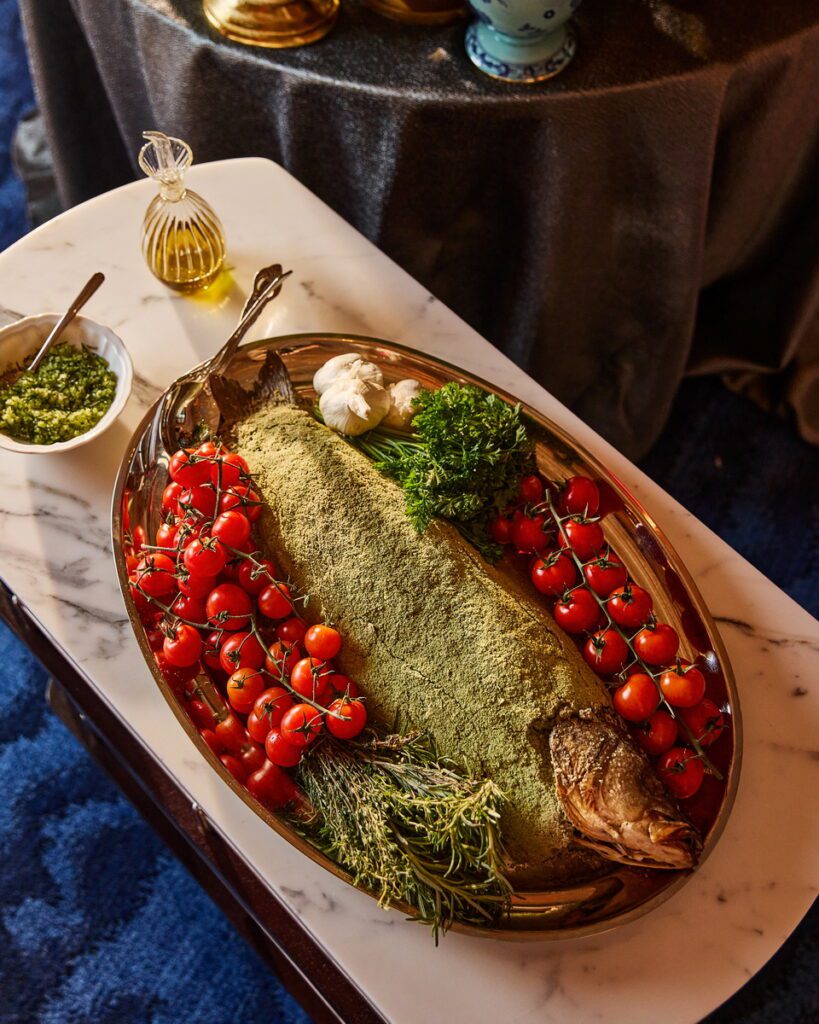 Bellagio - Carbone Riviera - Pesci – Wild Branzino al Sale Verde