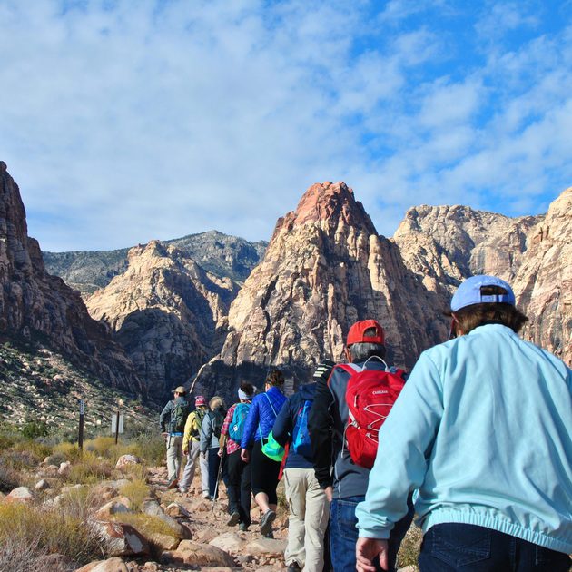 Locals Hiking at Red Rock