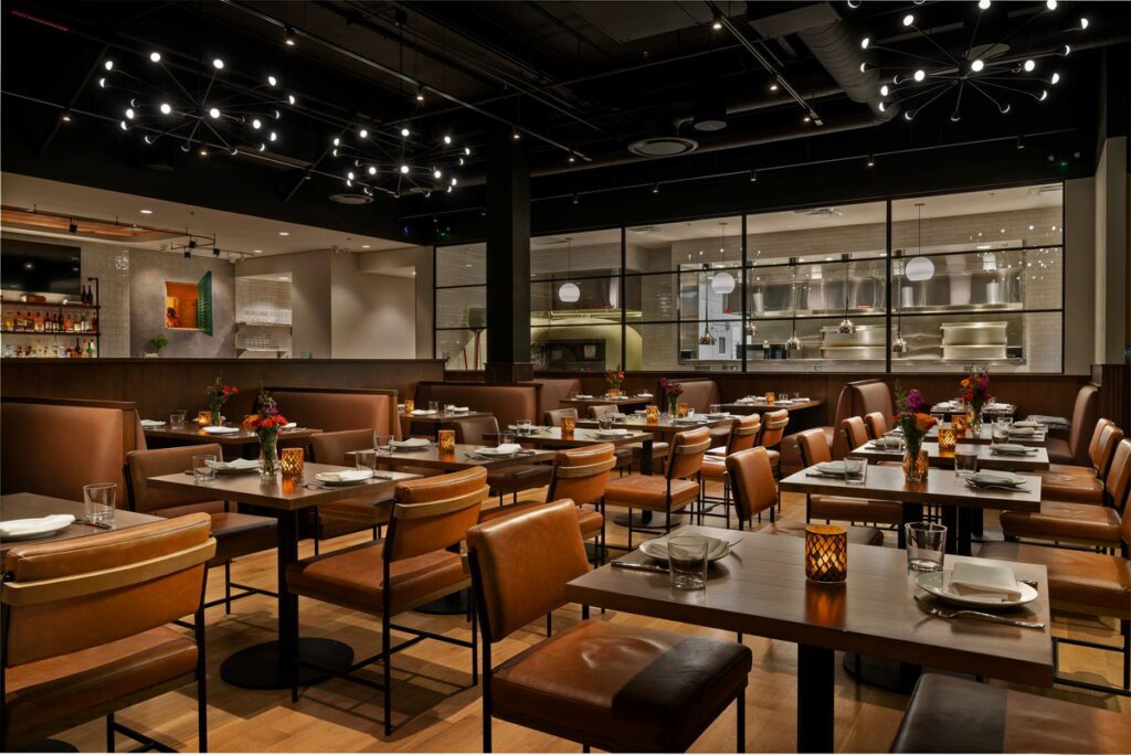 Nudo Italiano Dining Room with Kitchen View