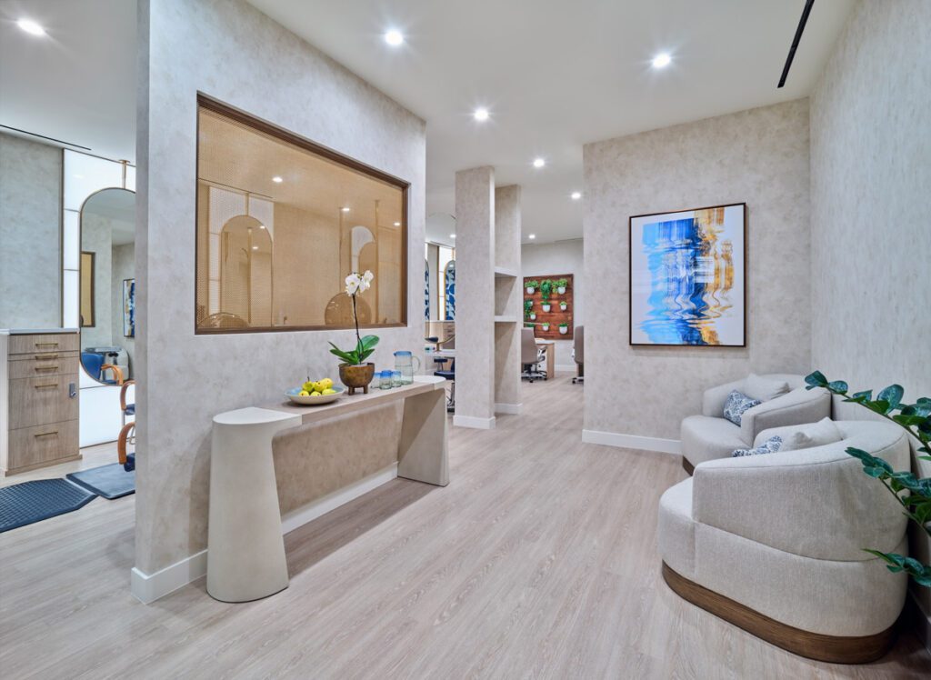 Salon Entrance at Spa Aquae