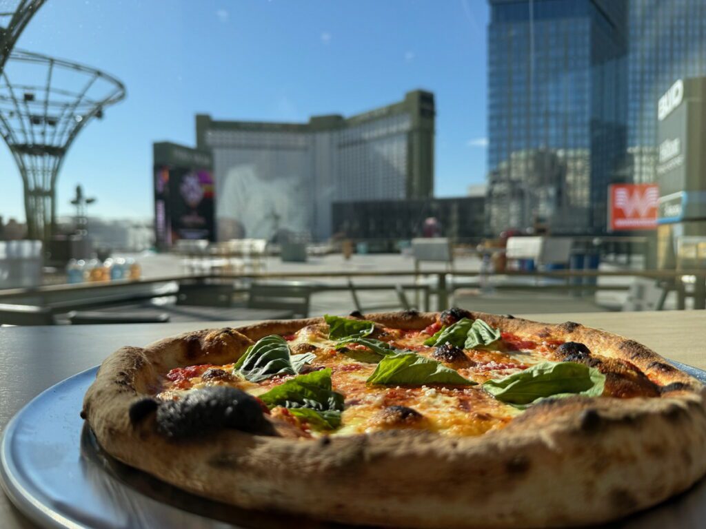 OG Pizza with Strip View at How Ya Doughn