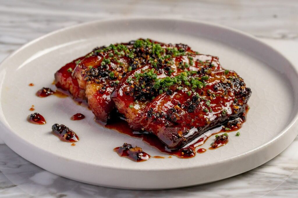 Pastrami Glazed Bacon at High Steaks Vegas