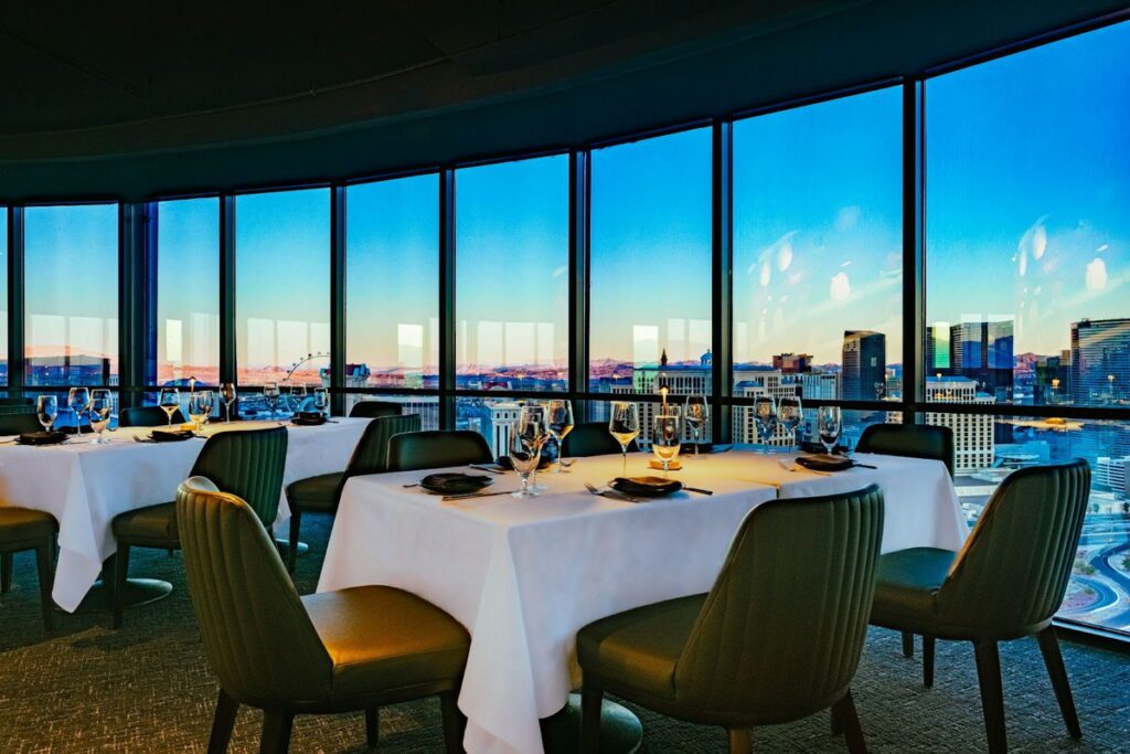 View from High Steaks Vegas